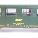 Réf 5293 JOUEF VOITURE UIC COUCHETTE 2 CL VERTE SNCF B9 C9 X EN BOITE BBR HO