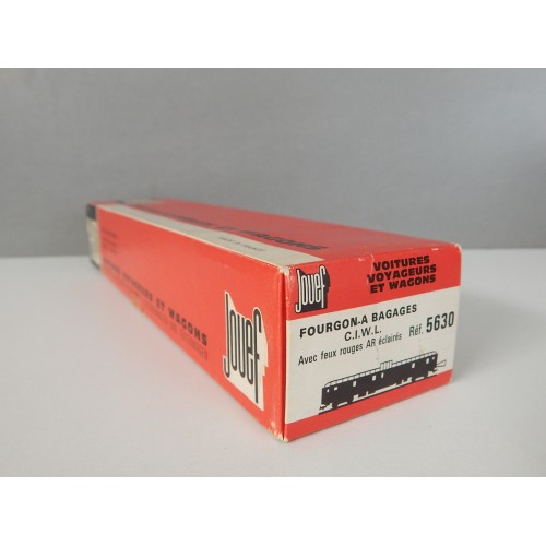 JOUEF BOITE ROUGE VIDE REF 5630 FOURGON CIWL HO BOITE BON ETAT