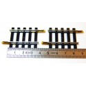 4756 DEUX RAILS DROIT 1/6 - 5 TRAVERSES 37 mm NEUF JOUEF - HO