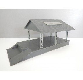 JOUEF MAQUETTE HANGAR DEPOT MARCHANDISES DEMONTABLE EN BON ETAT HO