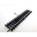 JOUEF 1 RAILS DECROCHE WAGON MANUEL 123 MM RAILS ACIER HO