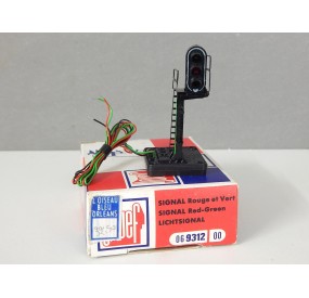 Rél 9312 JOUEF FEU DE VOIE SIGNAL A LEDS ROUGE ET VERTE HO EN BOITE BBR