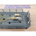 CC0096 DEUX AMPOULES E5 A LEDS POUR LOCOMOTIVE ET WAGON JOUEF HO