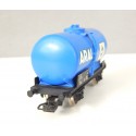 JOUEF UN WAGON CITERNE BLEU A ESSIEUX ARAL HO SANS BOITE