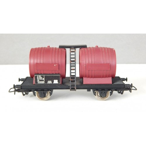 WAGON JOUEF BI FOUDRE SANS MARQUAGE ROUES METAL HO