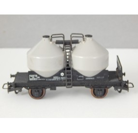 JOUEF UN WAGON CIMENTIER GRIS SANS MARQUAGE BOITE HO