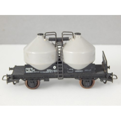 JOUEF UN WAGON CIMENTIER GRIS SANS MARQUAGE BOITE HO