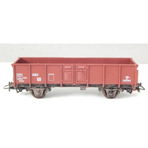 JOUEF TOMBEREAU A ESSIEUX METAL SNCF HO SANS BOITE PEINTURE CHASSIS