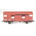 JOUEF WAGONS COUVERT MARRON A ESSIEUX PARROIS BOIS HO