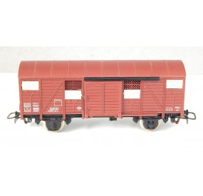 JOUEF WAGONS COUVERT MARRON A ESSIEUX PARROIS BOIS HO