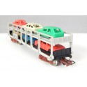 JOUEF WAGON STVA GRIS + 6 VOITURES JOUEF HO EN BON ETAT HO SANS BOITE
