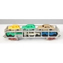 JOUEF WAGON STVA GRIS + 6 VOITURES JOUEF HO EN BON ETAT HO SANS BOITE N°2