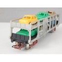 JOUEF WAGON STVA GRIS + 6 VOITURES JOUEF HO EN BON ETAT HO SANS BOITE