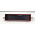 JOUEF UN WAGON TOMBEREAU TP A BOGIE MARRON BOGIES NOIR HO SANS BOITE