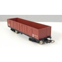 JOUEF UN WAGON TOMBEREAU TP A BOGIE MARRON BOGIES NOIR HO SANS BOITE
