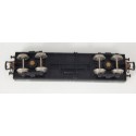 JOUEF UN WAGON PLAT TP A BOGIE GRIS BOGIES NOIR HO SANS BOITE