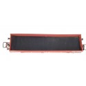 JOUEF UN WAGON PLAT TP A BOGIE MARRON BOGIES MARRON HO SANS BOITE