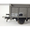 WAGON TOMBEREAU GRIS A ESSIEUX SANS MARQUE PARROSI BOSSELER HO