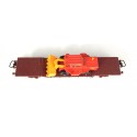 JOUEF WAGON SURBAISSE A BOGIES AVEC ANGIN CHANTIER HO SANS BOITE