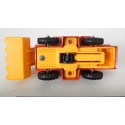 JOUEF WAGON SURBAISSE A BOGIES AVEC ANGIN CHANTIER HO SANS BOITE