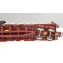 JOUEF WAGON DEMI BACHER A BOGIES + CHARGEMENT HO SANS BOITE