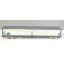 JOUEF WAGON COUVERT LONG A BOGIE A PARROIS COULISANTE HO