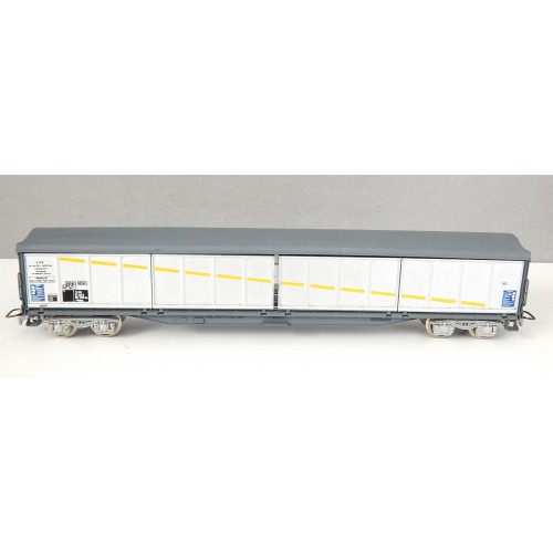 JOUEF WAGON COUVERT LONG A BOGIE A PARROIS COULISANTE HO