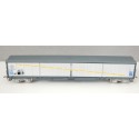 JOUEF WAGON COUVERT LONG A BOGIE A PARROIS COULISANTE HO