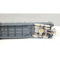 JOUEF WAGON COUVERT LONG A BOGIE A PARROIS COULISANTE HO
