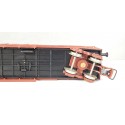 JOUEF WAGON COUVERT A BOGIES TYPE GAS ESSIEUX METAL HO SANS BOITE