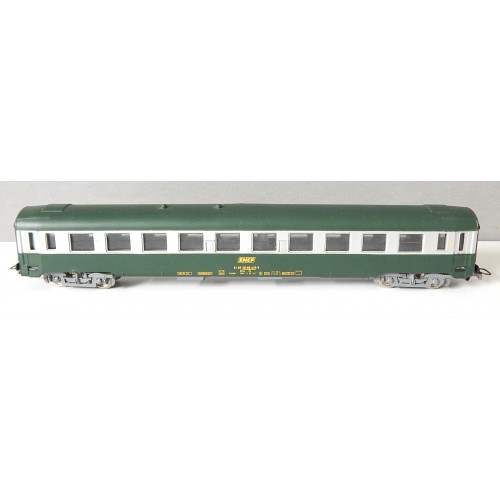 JOUEF VOITURE UIC VERTE 2 CL TOIT VERT B 10 - HO SANS BOITE