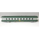 JOUEF VOITURE UIC VERTE 2 CL TOIT VERT B 10 - HO SANS BOITE