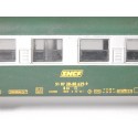 JOUEF VOITURE UIC VERTE 2 CL TOIT VERT B 10 - HO SANS BOITE