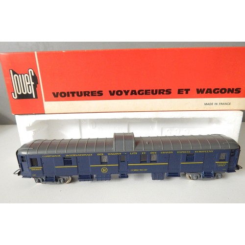 Réf 5630 FOURGON A BAGAGES CIWL ETAT NEUF EN BOITE ROUGE HO N°2