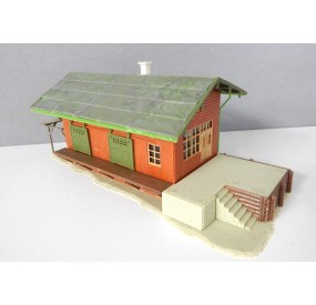 FALLER MAQUETTE PETIT DEPOT AVEC QUAI SANS BOITE HO