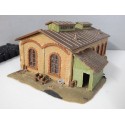 FALLER MAQUETTE DEPOT REMISE A LOCOMOTIVE SANS BOITE HO