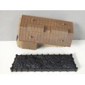 FALLER MAQUETTE DEPOT REMISE A LOCOMOTIVE SANS BOITE HO