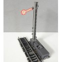 JOUEF SEMAPHORE MANUEL GRIS AVEC RAILS DE COUPURE HO