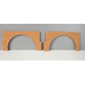 MAQUETTE DEUX ENTREES DE TUNEL DOUBLE SANS MARQUE HO