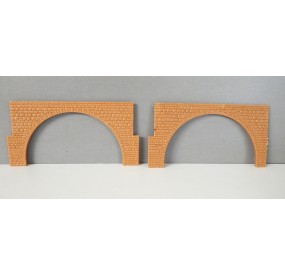 MAQUETTE DEUX ENTREES DE TUNEL DOUBLE SANS MARQUE HO