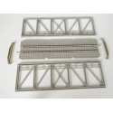 JOUEF PONT A MONTER GRIS CLAIRE RAILS ACIER SANS BOITE