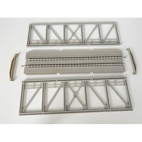 JOUEF PONT A MONTER GRIS CLAIRE RAILS ACIER SANS BOITE