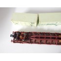 JOUEF WAGON PLAT LONG A BOGIES 3 CONTENEUR SNCF HO BON ETAT SANS BOITE