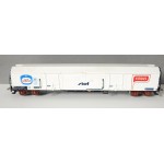 JOUEF WAGON COUVERT LONG A BOGIES GERVAIS FINDUS HO SANS BOITE
