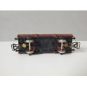 JOUEF WAGON PLAT A ESSIEUX MARRON CONTAINER SNCF CNC HO SANS BOITE