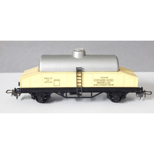 HORNBY WAGON A ESSIEUX TRANSPORT DE LAITS SNCF HO SANS BOITE