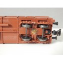 LILITPUT WAGON TOMBEREAU MARRON A BOGIES A BORD HAUT SNCF SANS BOITE HO