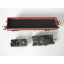 JOUEF WAGON PLAT TP A BOGIE + ENGINS MILITAIRE HO SANS BOITE