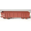 JOUEF WAGON TOMBEREAU MARRON A BOGIES A BORD HAUT SANS BOITE HO