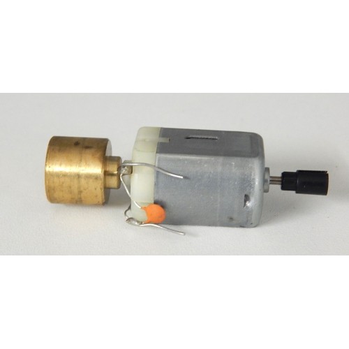 MEHANO MOTEUR DOUBLE AXES + VOLANT INERTIE 12 VOLTS HO